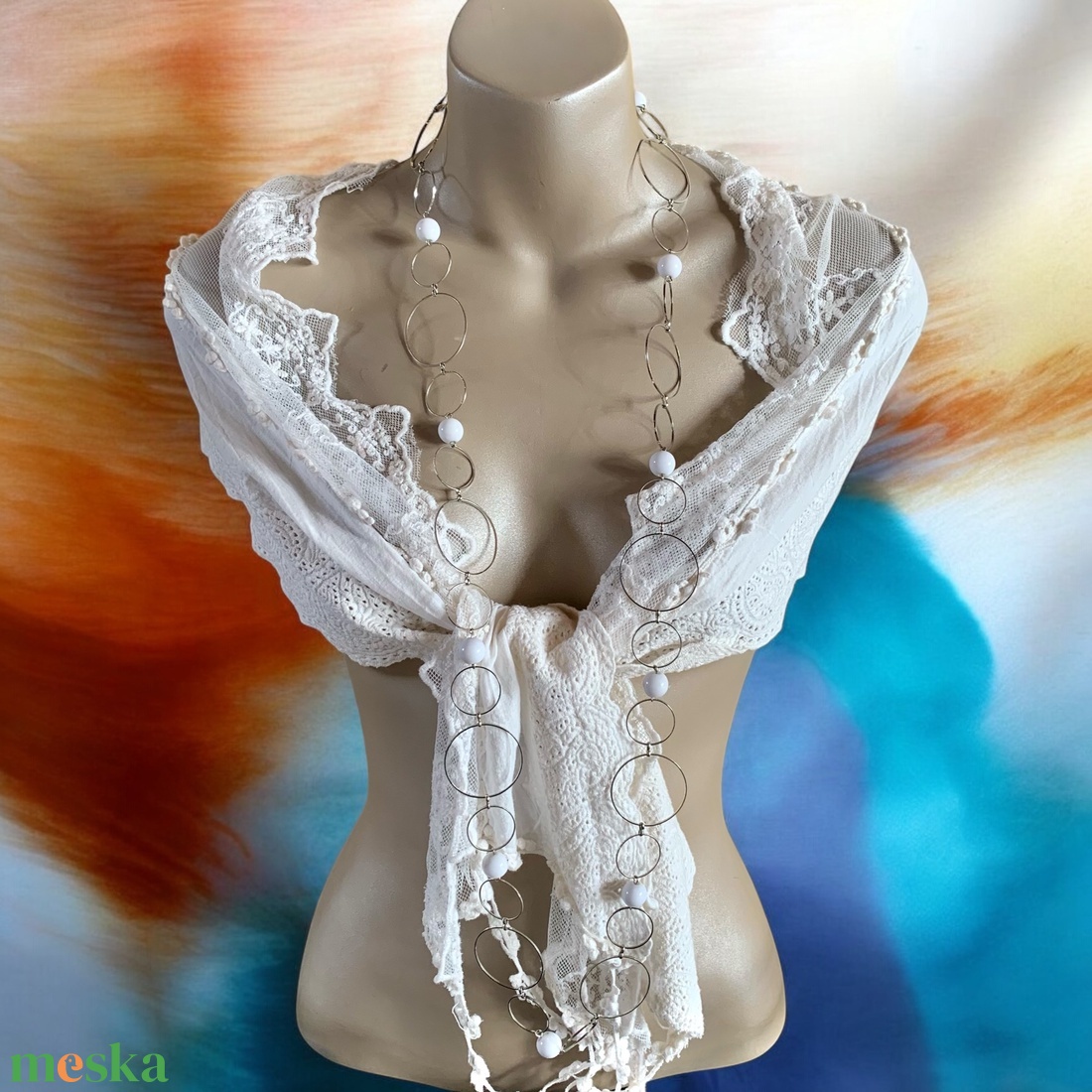Régi ékszer, retro vintage ékszer, egyedi midcentury ékszer, nyaklánc, retro nyakék 70-es évekből - ékszer - ékszerszett - Meska.hu Régi ékszer, retro vintage ékszer, egyedi midcentury ékszer, nyaklánc, retro nyakék 70-es évekből - ékszer - ékszerszett - Meska.hu