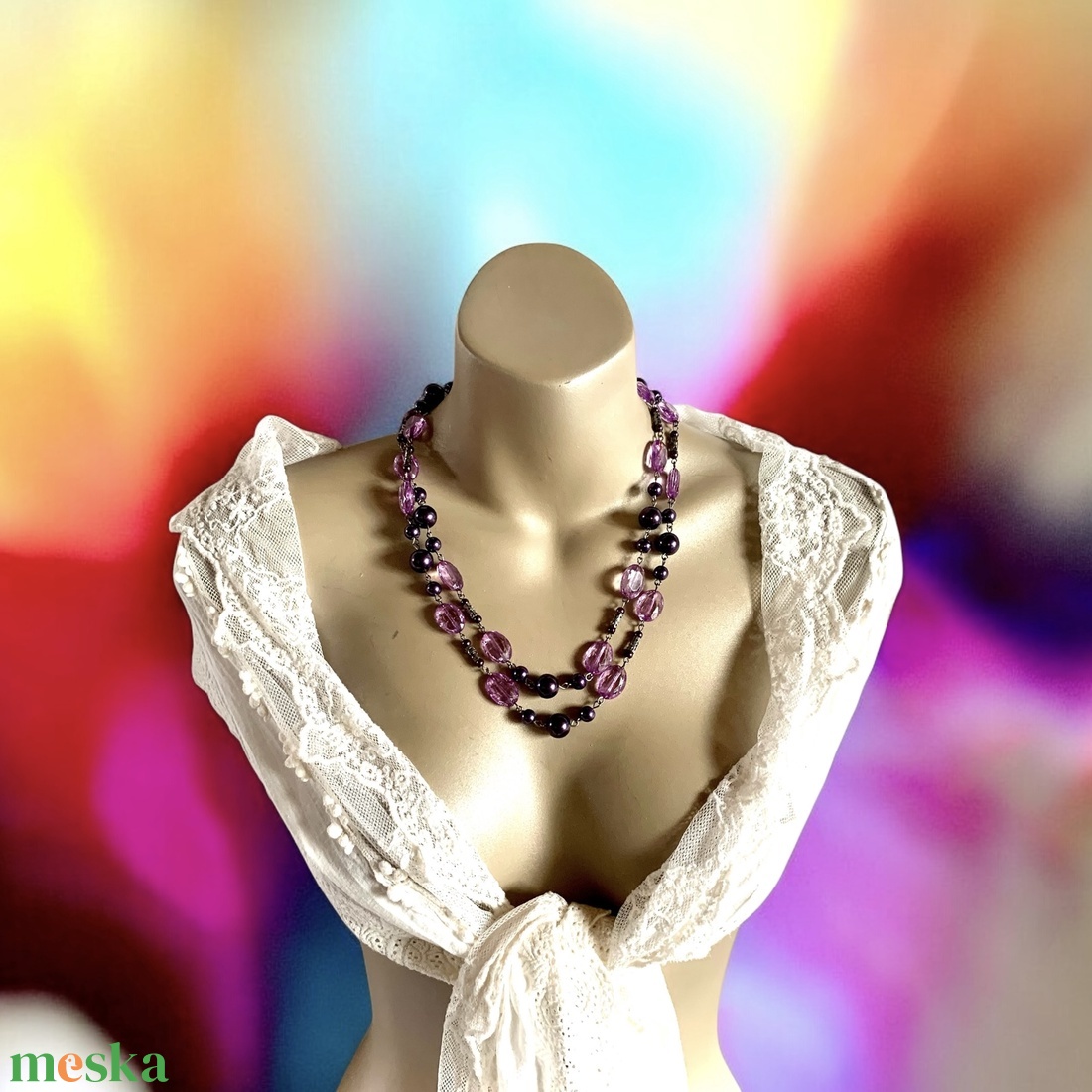 Retro olasz 110 cm-es vintage nyaklánc 1980-as évekből, hibátlan minőségi ékszer, retro nyakék Necklace - ékszer - ékszerszett - Meska.hu Retro olasz 110 cm-es vintage nyaklánc 1980-as évekből, hibátlan minőségi ékszer, retro nyakék Necklace - ékszer - ékszerszett - Meska.hu