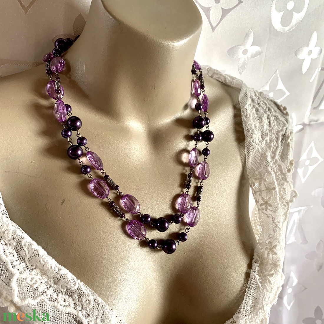 Retro olasz 110 cm-es vintage nyaklánc 1980-as évekből, hibátlan minőségi ékszer, retro nyakék Necklace - ékszer - ékszerszett - Meska.hu Retro olasz 110 cm-es vintage nyaklánc 1980-as évekből, hibátlan minőségi ékszer, retro nyakék Necklace - ékszer - ékszerszett - Meska.hu