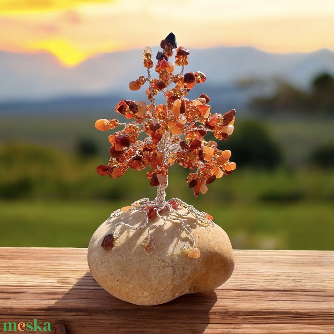 Kristály fa ásványból, Bonsai kristály Ékszerfa szerencsefa, életfa, pénzfa, kristályfa kvarc kövekből drágakő fa - otthon & életmód - dekoráció - asztal és polc dekoráció - gyöngyfa, ásványfa - Meska.hu