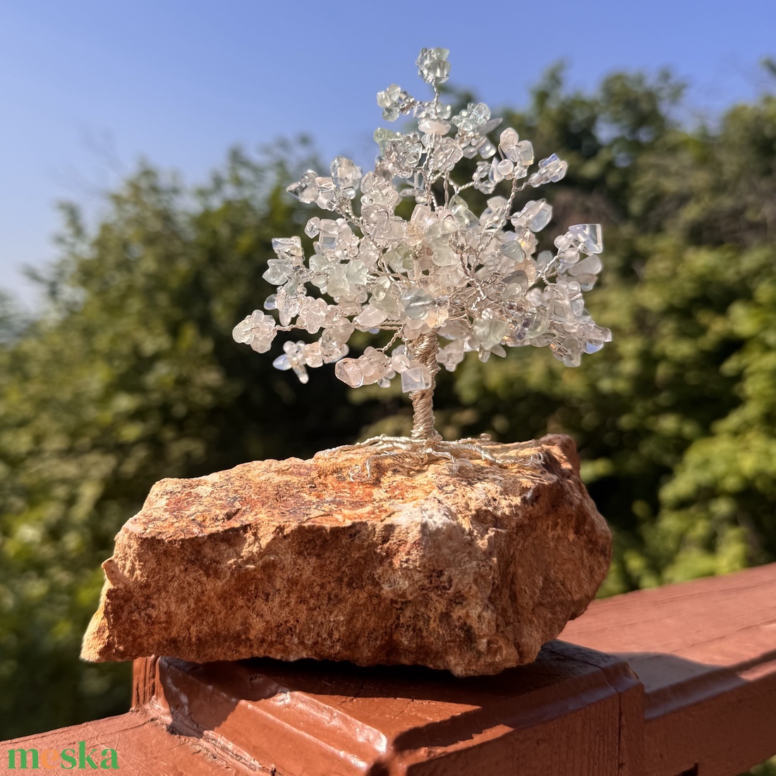 Fa ásványból, Bonsai kristály Ékszerfa szerencsefa, életfa, pénzfa, kristályfa kvarc kövekből drágakő fa hegyikristály - otthon & életmód - dekoráció - asztal és polc dekoráció - gyöngyfa, ásványfa - Meska.hu