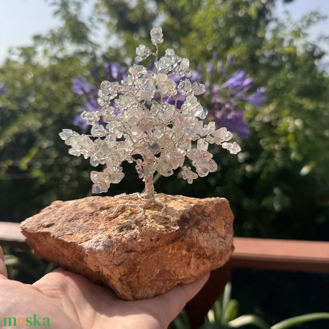 Fa ásványból, Bonsai kristály Ékszerfa szerencsefa, életfa, pénzfa, kristályfa kvarc kövekből drágakő fa hegyikristály - otthon & életmód - dekoráció - asztal és polc dekoráció - gyöngyfa, ásványfa - Meska.hu