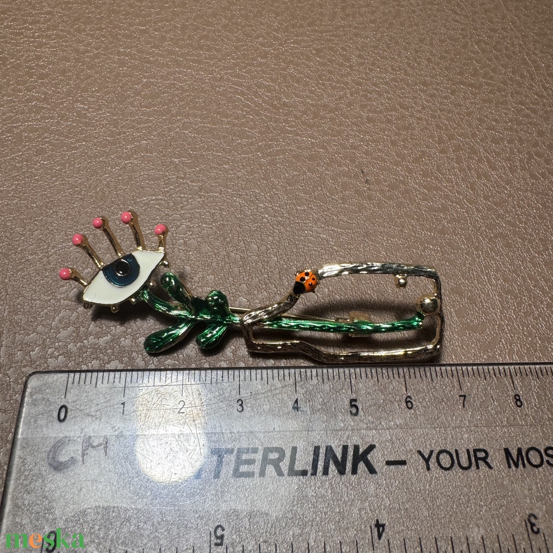 Vintage BROSS az 1980-as évekből, gyönyörű elegáns strasszos kitűző, pin szövetkabátra, blúzra,  blézerre - ékszer - kitűző és bross - Meska.hu