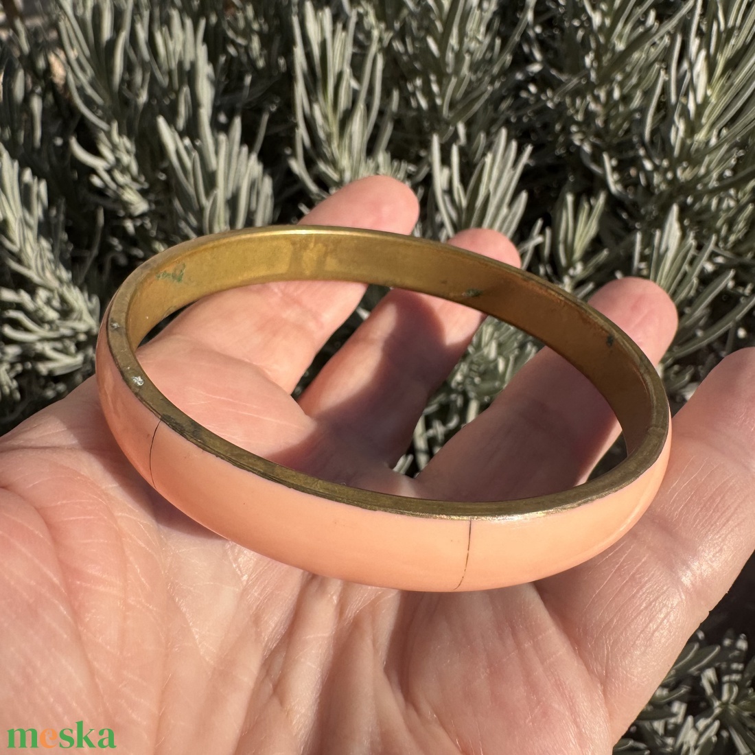 Színes hippi vintage réz karperec a 70-es évekből � eredeti retró bohém ékszer gyűjtőknek és egyedi stílus kedvelőknek - ékszer - karkötő - karperec - Meska.hu