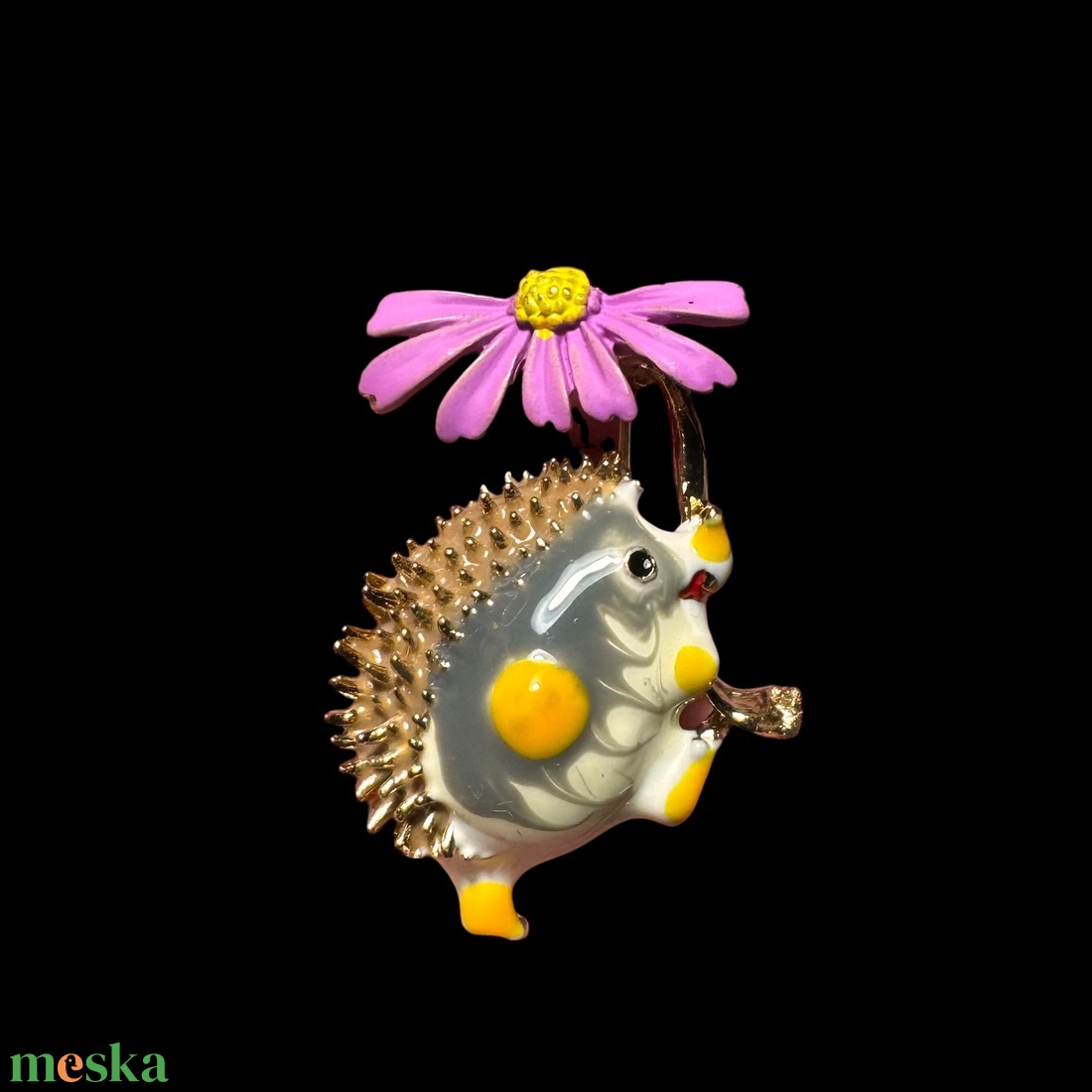 Süni Vintage BROSS az 1980-as évekből, gyönyörű elegáns strasszos kitűző, pin szövetkabátra, blúzra,  blézerre - ékszer - kitűző és bross - Meska.hu