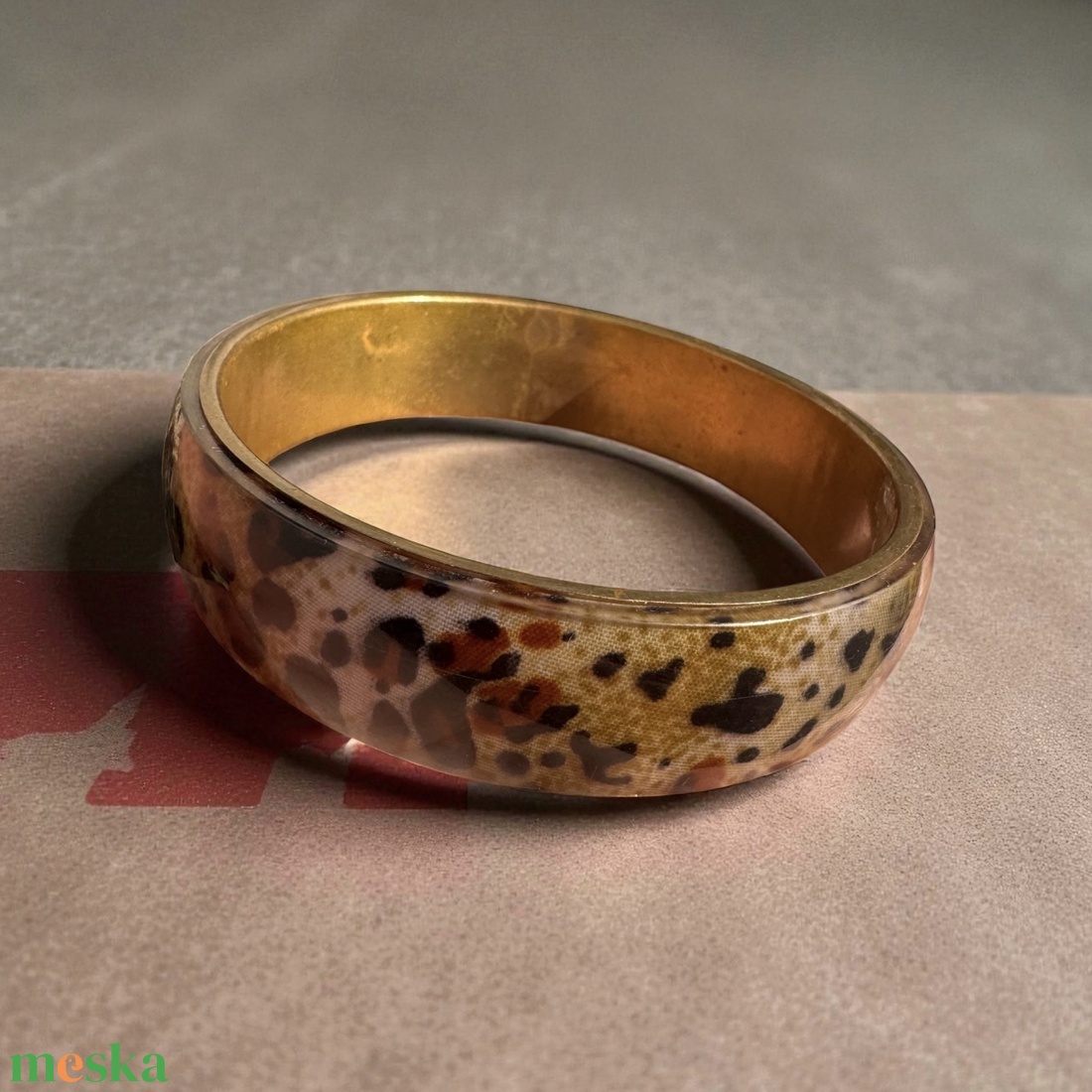 Színes hippi vintage réz karperec a 70-es évekből � eredeti retró bohém ékszer gyűjtőknek és egyedi stílus kedvelőknek - ékszer - karkötő - karperec - Meska.hu