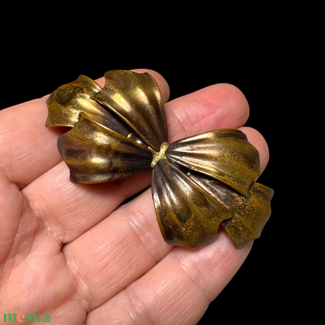 Art Deco Vintage réz BROSS az 1920-as évekből, elegáns kitűző, pin szövetkabátra, blúzra,  blézerre retro kitűző - ékszer - kitűző és bross - Meska.hu