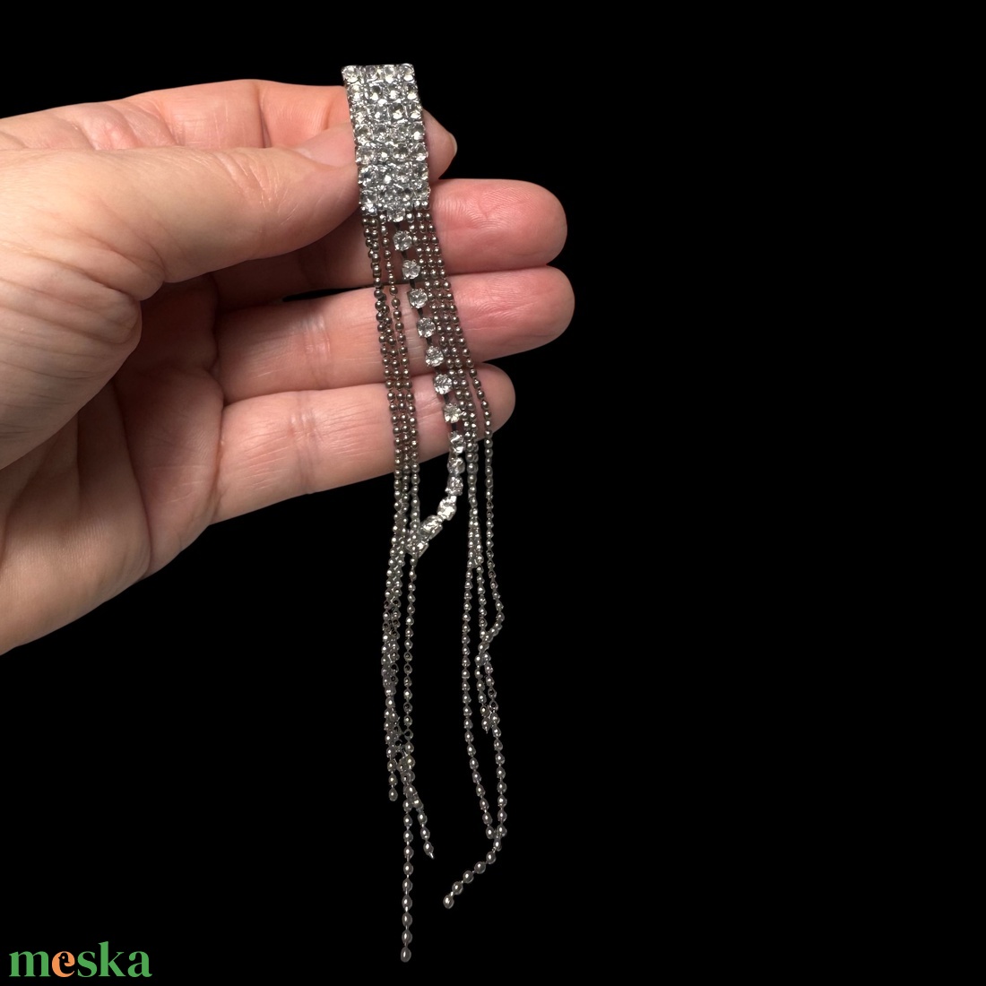 Vintage BROSS az 1980-as évekből, gyönyörű elegáns strasszos kitűző, pin szövetkabátra, blúzra,  blézerre retro kitűző - ékszer - kitűző és bross - Meska.hu