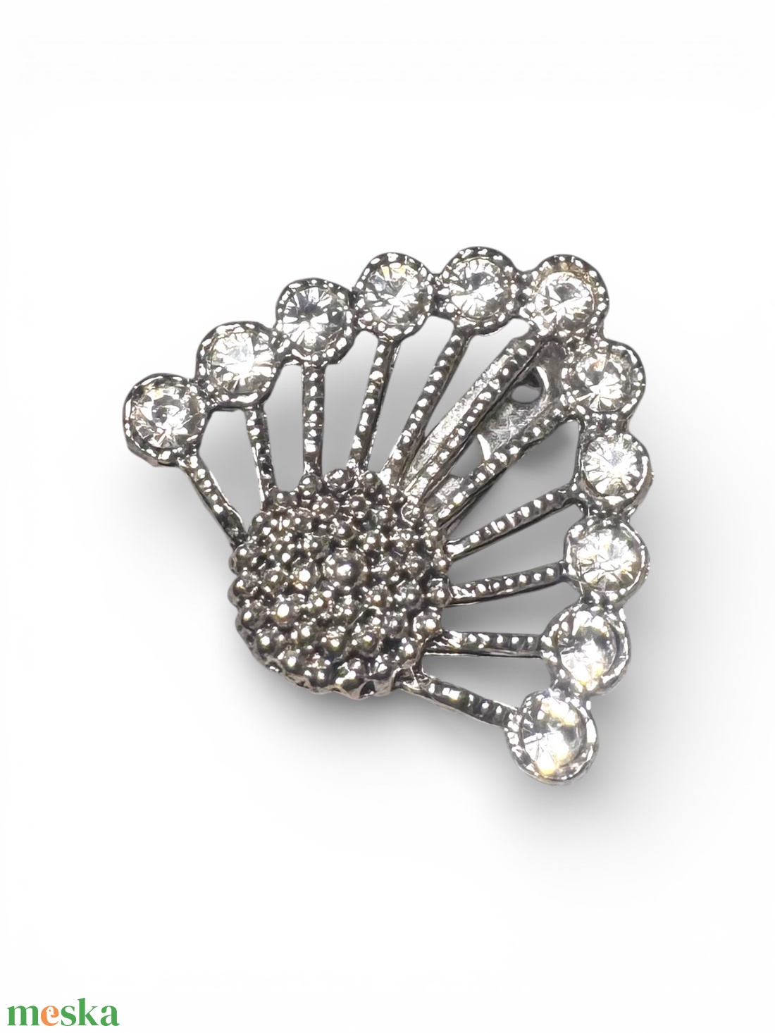 Vintage BROSS az 1980-as évekből, gyönyörű elegáns strasszos kitűző, pin szövetkabátra, blúzra,  blézerre retro kitűző - ékszer - kitűző és bross - Meska.hu