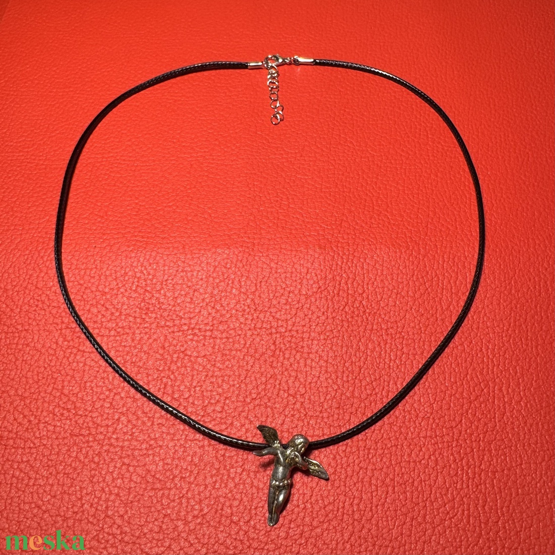 Retro angyal medálos nyaklánc � vintage spirituális ékszer az 1970�80-as évekből - ékszer - nyaklánc - medálos nyaklánc - Meska.hu