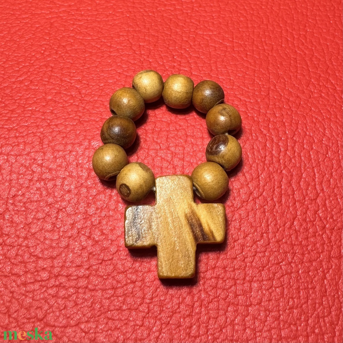 Fa rózsafüzér, Retro kereszt medálos nyaklánc � vintage vallásos ékszer az 1970�80-as évekből - ékszer - nyaklánc - medálos nyaklánc - Meska.hu