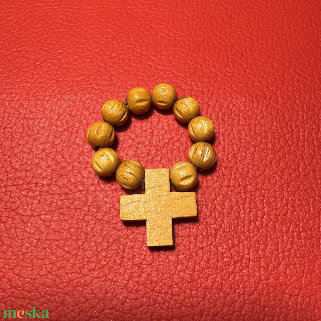 Fa rózsafüzér, Retro kereszt medálos nyaklánc � vintage vallásos ékszer az 1970�80-as évekből - ékszer - nyaklánc - medálos nyaklánc - Meska.hu