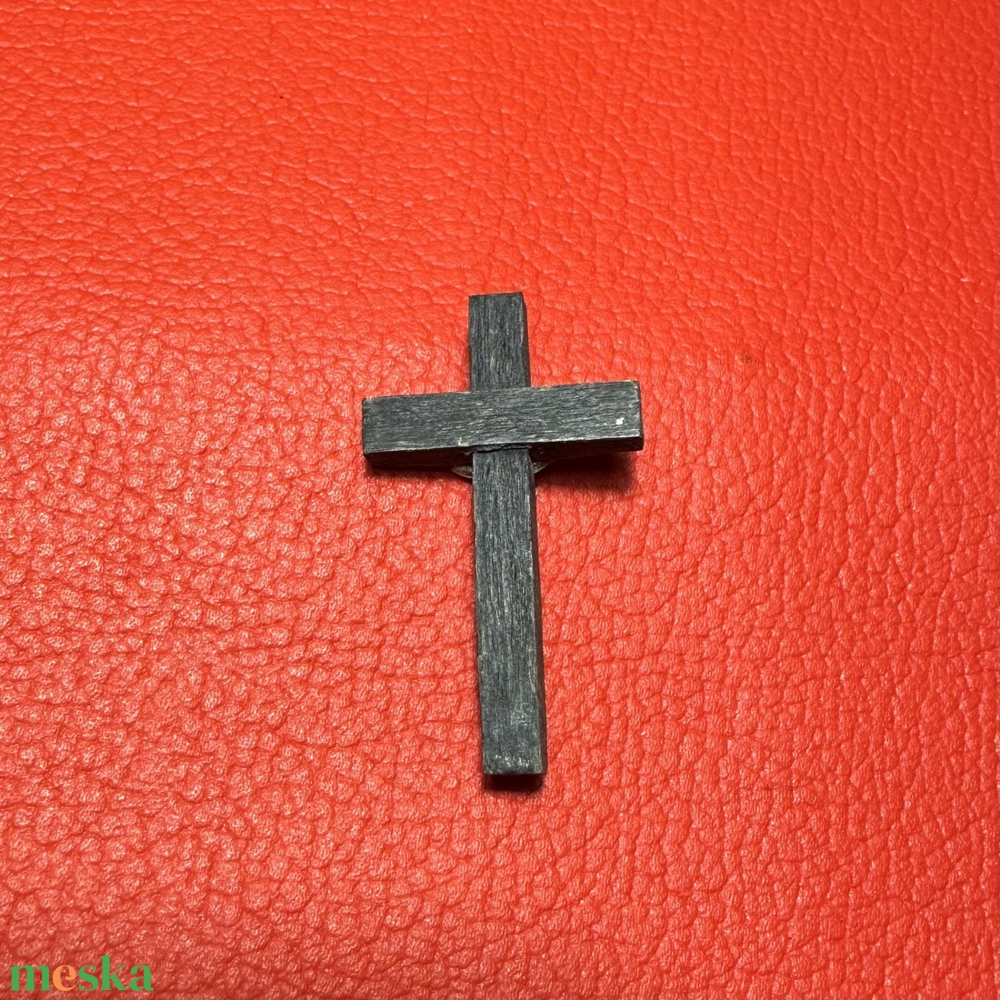 Fa kereszt, Retro kereszt� vintage vallásos tárgy az 1970�80-as évekből - ékszer - nyaklánc - medálos nyaklánc - Meska.hu
