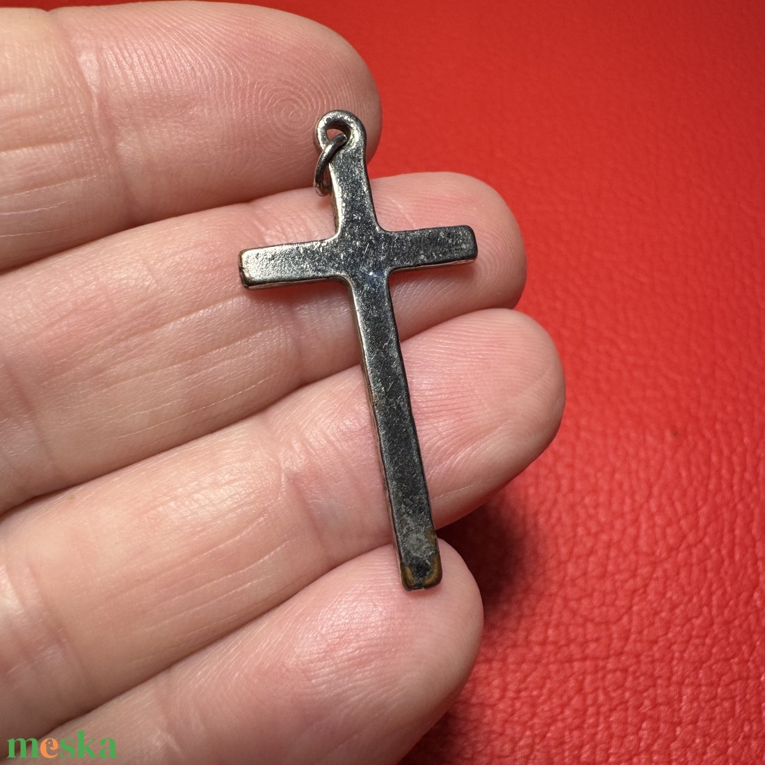 Retro kereszt nyakláncra � vintage vallásos ékszer az 1970�80-as évekből - ékszer - nyaklánc - medálos nyaklánc - Meska.hu