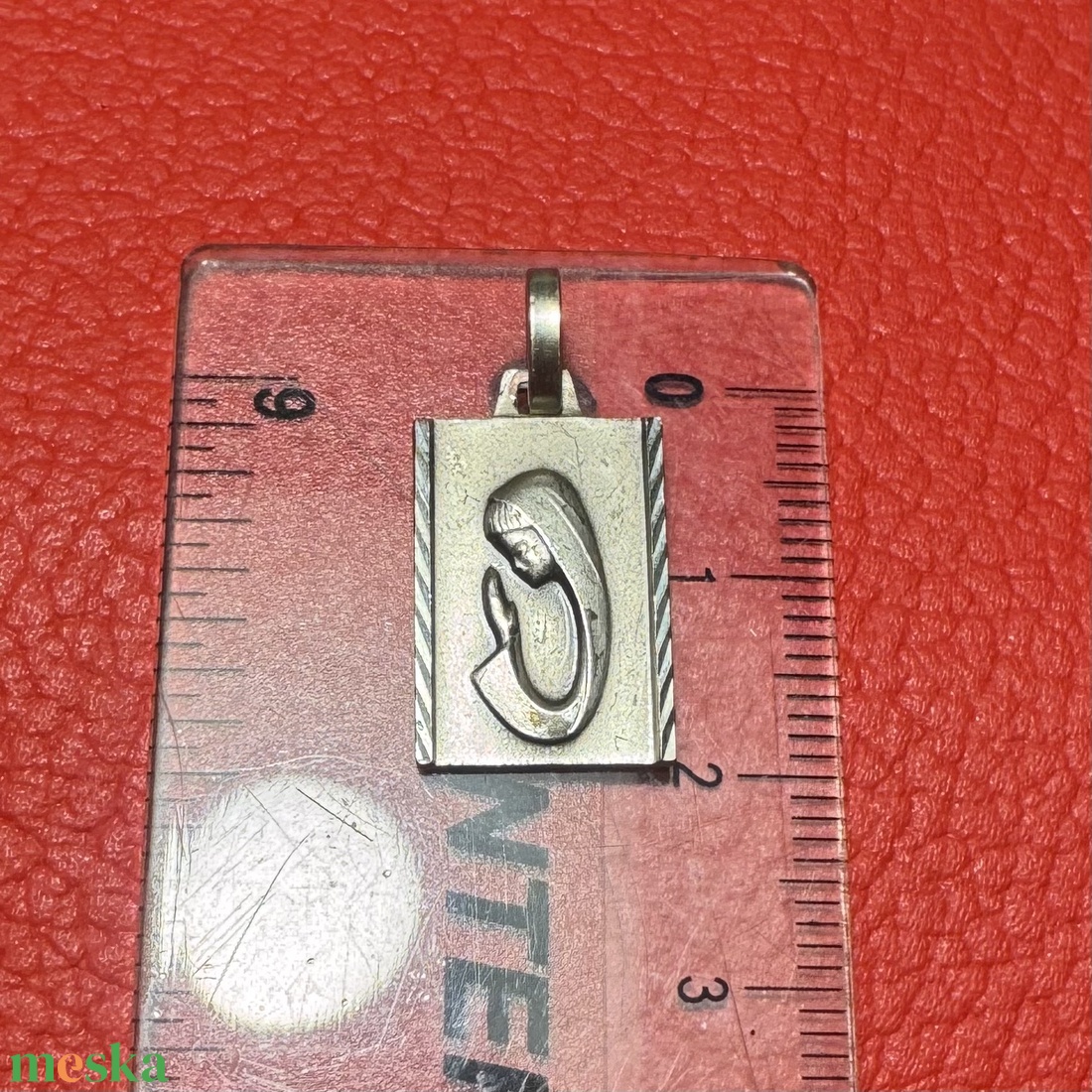 Szűz Mária medál nyakláncra � vintage vallásos ékszer az 1970�80-as évekből - ékszer - nyaklánc - medálos nyaklánc - Meska.hu