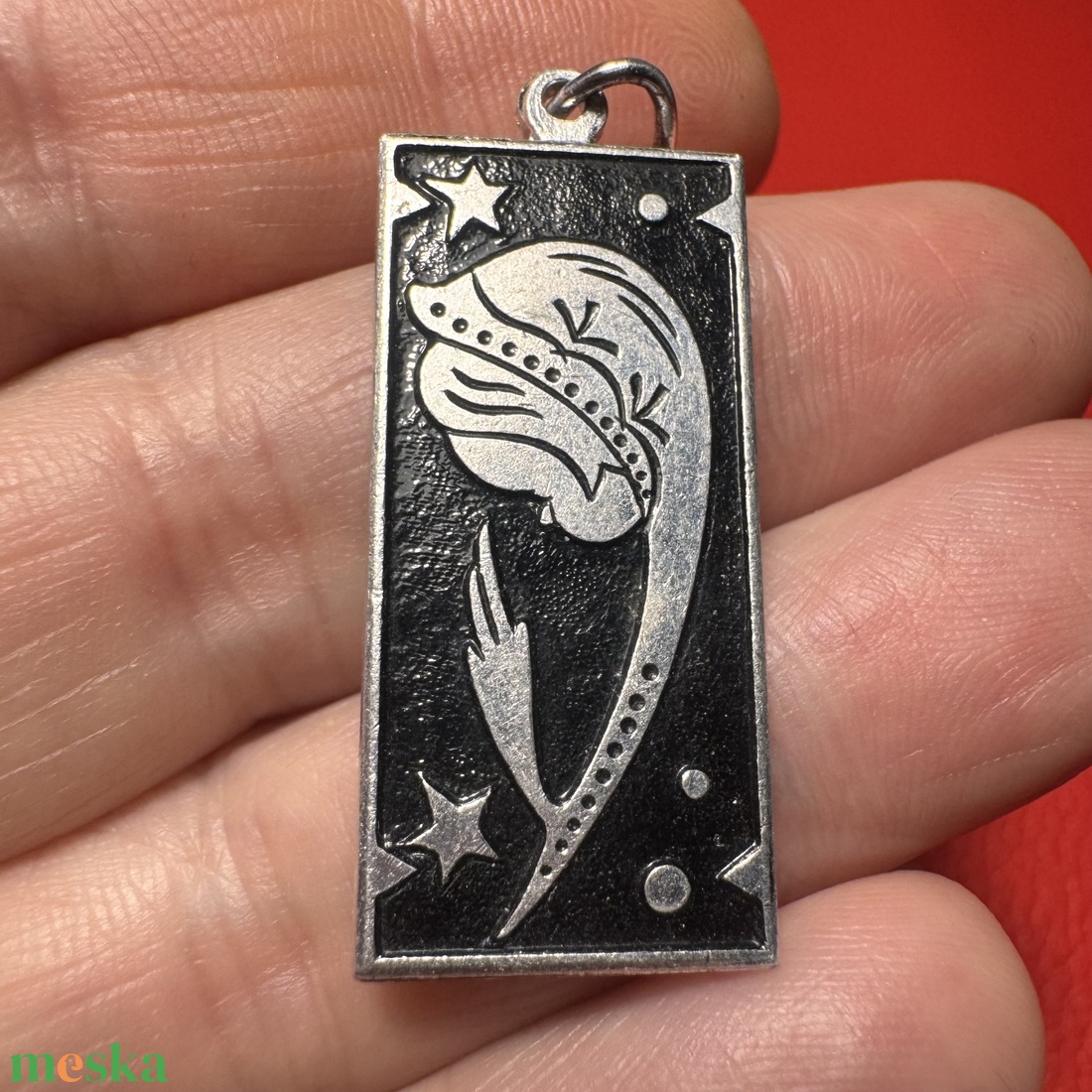 Szűz Mária medál nyakláncra � vintage vallásos ékszer az 1970�80-as évekből - ékszer - nyaklánc - medálos nyaklánc - Meska.hu