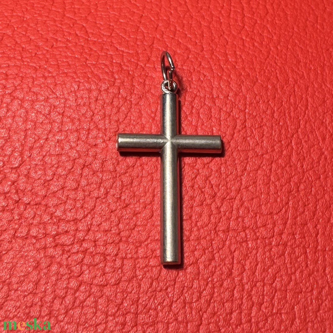 Retro fém kereszt nyakláncra � vintage vallásos ékszer az 1970�80-as évekből - ékszer - nyaklánc - medálos nyaklánc - Meska.hu