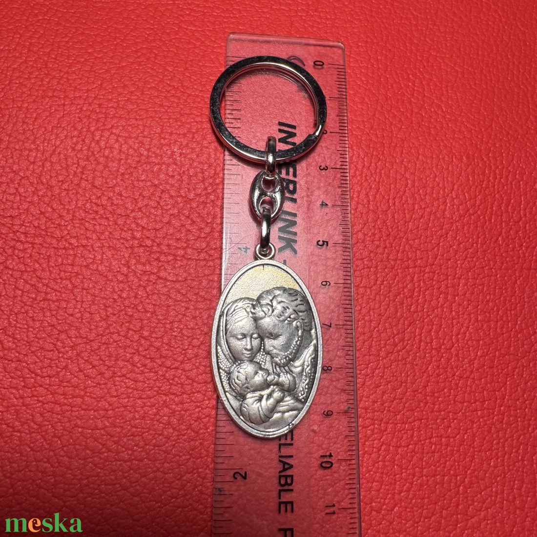 Szűz Mária medálos kulcstartó � vintage vallásos ékszer az 1970�80-as évekből - ékszer - nyaklánc - medálos nyaklánc - Meska.hu