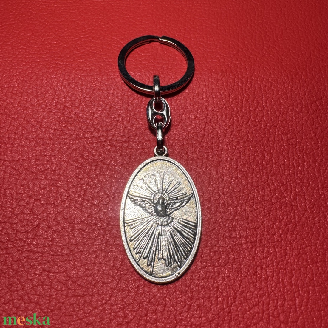 Szűz Mária medálos kulcstartó � vintage vallásos ékszer az 1970�80-as évekből - ékszer - nyaklánc - medálos nyaklánc - Meska.hu
