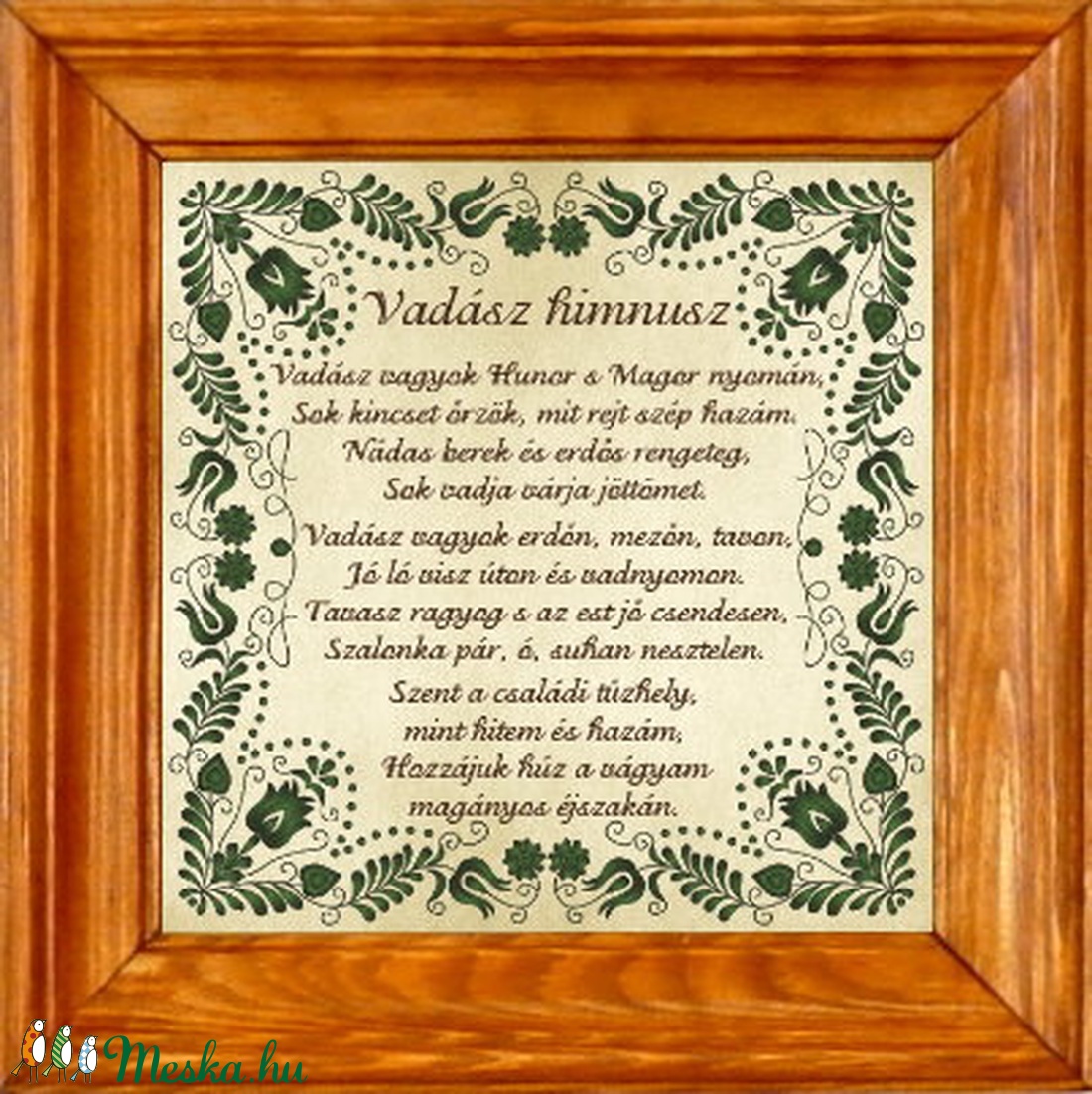 Falikép Vadász himnusz motívummal #21 - otthon & életmód - dekoráció - kép & falikép - Meska.hu