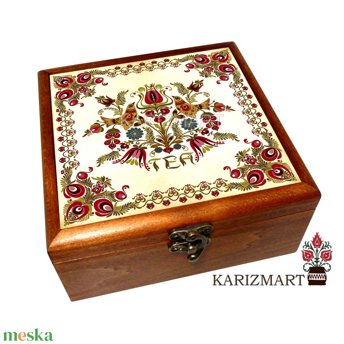 Teás Díszdoboz Tároló doboz madaras szűrhímzés motívummal #7T - otthon & életmód - konyhafelszerelés, tálalás - konyhai tárolás - tea & kávé tárolás - Meska.hu Teás Díszdoboz Tároló doboz madaras szűrhímzés motívummal #7T - otthon & életmód - konyhafelszerelés, tálalás - konyhai tárolás - tea & kávé tárolás - Meska.hu