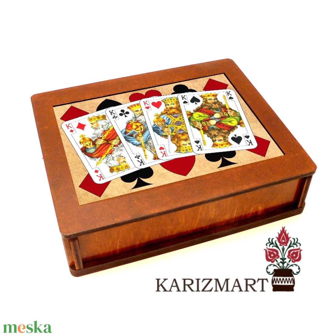 Kártyatartó díszdoboz 2 csomag francia kártyával - játék & sport - táblajáték és kártyajáték - kártya - Meska.hu Kártyatartó díszdoboz 2 csomag francia kártyával - játék & sport - táblajáték és kártyajáték - kártya - Meska.hu