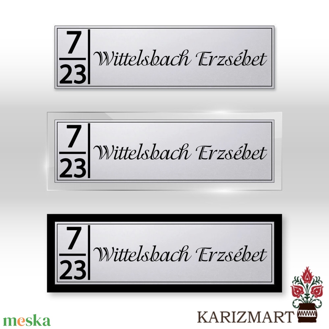 Ajtó névtábla, Ajtótábla 2 különböző színben #NT01-3 - otthon & életmód - dekoráció - ajtó- és ablak dekoráció - ajtótábla - Meska.hu Ajtó névtábla, Ajtótábla 2 különböző színben #NT01-3 - otthon & életmód - dekoráció - ajtó- és ablak dekoráció - ajtótábla - Meska.hu