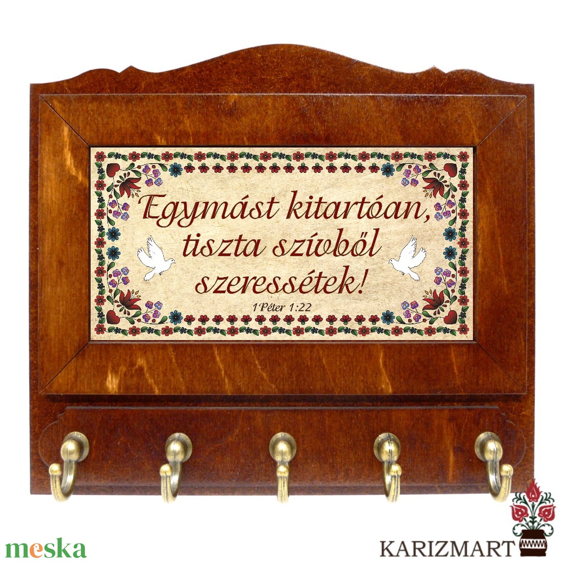 Fali Kulcsakasztó Kulcstartó, 3 különböző Ige #KT04-9 - otthon & életmód - dekoráció - fali és függő dekoráció - fali kulcstartó - Meska.hu Fali Kulcsakasztó Kulcstartó, 3 különböző Ige #KT04-9 - otthon & életmód - dekoráció - fali és függő dekoráció - fali kulcstartó - Meska.hu