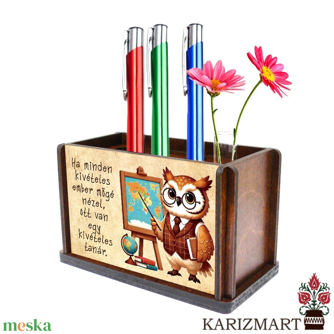 Ajándék tanárnak, tanárnőnek, óvónéninek, dadusnak Írószertartó, tolltartó, egyedi felirattal, virágtartóval #IT01-05 - otthon & életmód - papír, írószer - ceruza & toll - Meska.hu Ajándék tanárnak, tanárnőnek, óvónéninek, dadusnak Írószertartó, tolltartó, egyedi felirattal, virágtartóval #IT01-05 - otthon & életmód - papír, írószer - ceruza & toll - Meska.hu