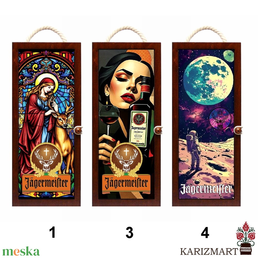 Jgermeister/Jagermeister tartó doboz választható mintával #IDJ-1-3-4 - otthon & életmód - konyhafelszerelés, tálalás - italos kellékek - italtartó - Meska.hu