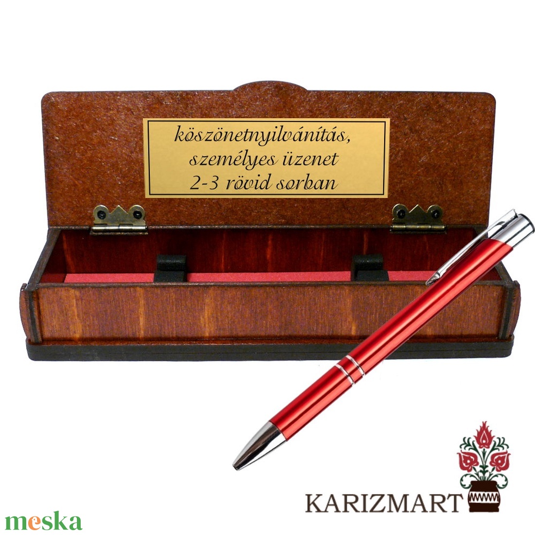 Tolltartó, egyedi felirattal, golyóstollal tulipán #IT02-06 - otthon & életmód - papír, írószer - ceruza & toll - Meska.hu