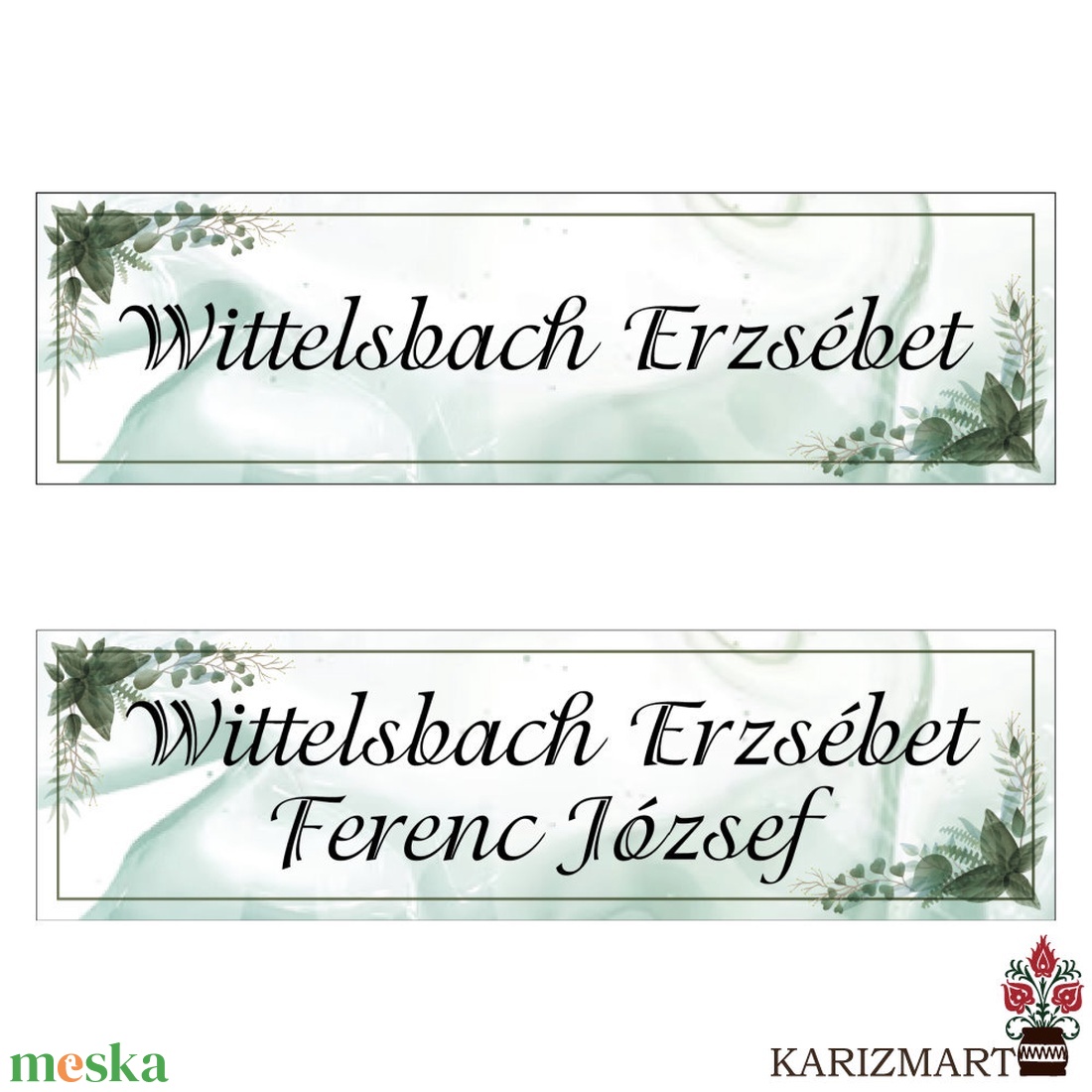 Ajtó névtábla, Ajtótábla #NT01-11 - otthon & életmód - dekoráció - ajtó- és ablak dekoráció - ajtótábla - Meska.hu