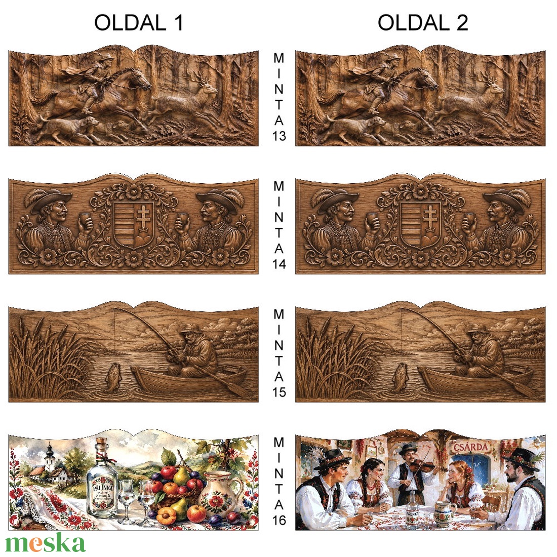 6db-os Pálinkás Pohárkészlet - Választható képpel és felirattal #PK6 (13-16) - otthon & életmód - konyhafelszerelés, tálalás - tálalás - pálinkás poharak, szettek - Meska.hu