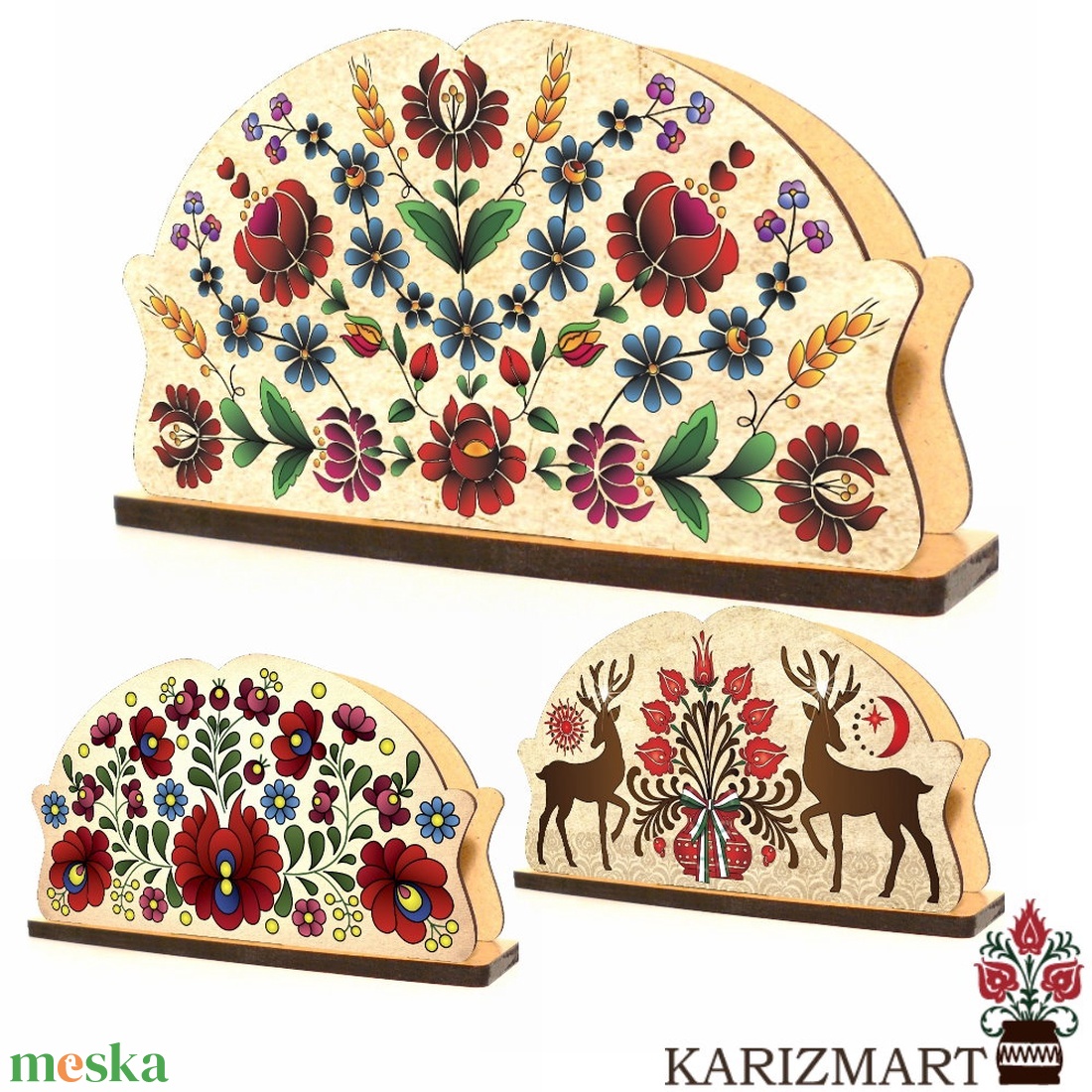 Szalvétatartó - Választható mintával #SZT02 (4-6) - otthon & életmód - konyhafelszerelés, tálalás - tálalás - szalvétatartó, szalvétagyűrű - Meska.hu