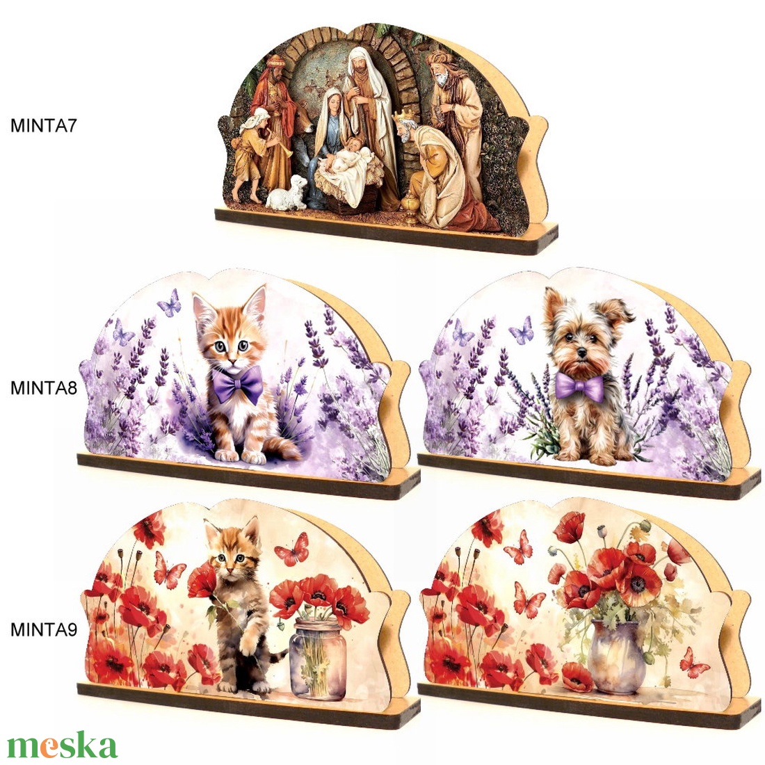 Szalvétatartó - Választható mintával #SZT02 (7-9) - otthon & életmód - konyhafelszerelés, tálalás - tálalás - szalvétatartó, szalvétagyűrű - Meska.hu