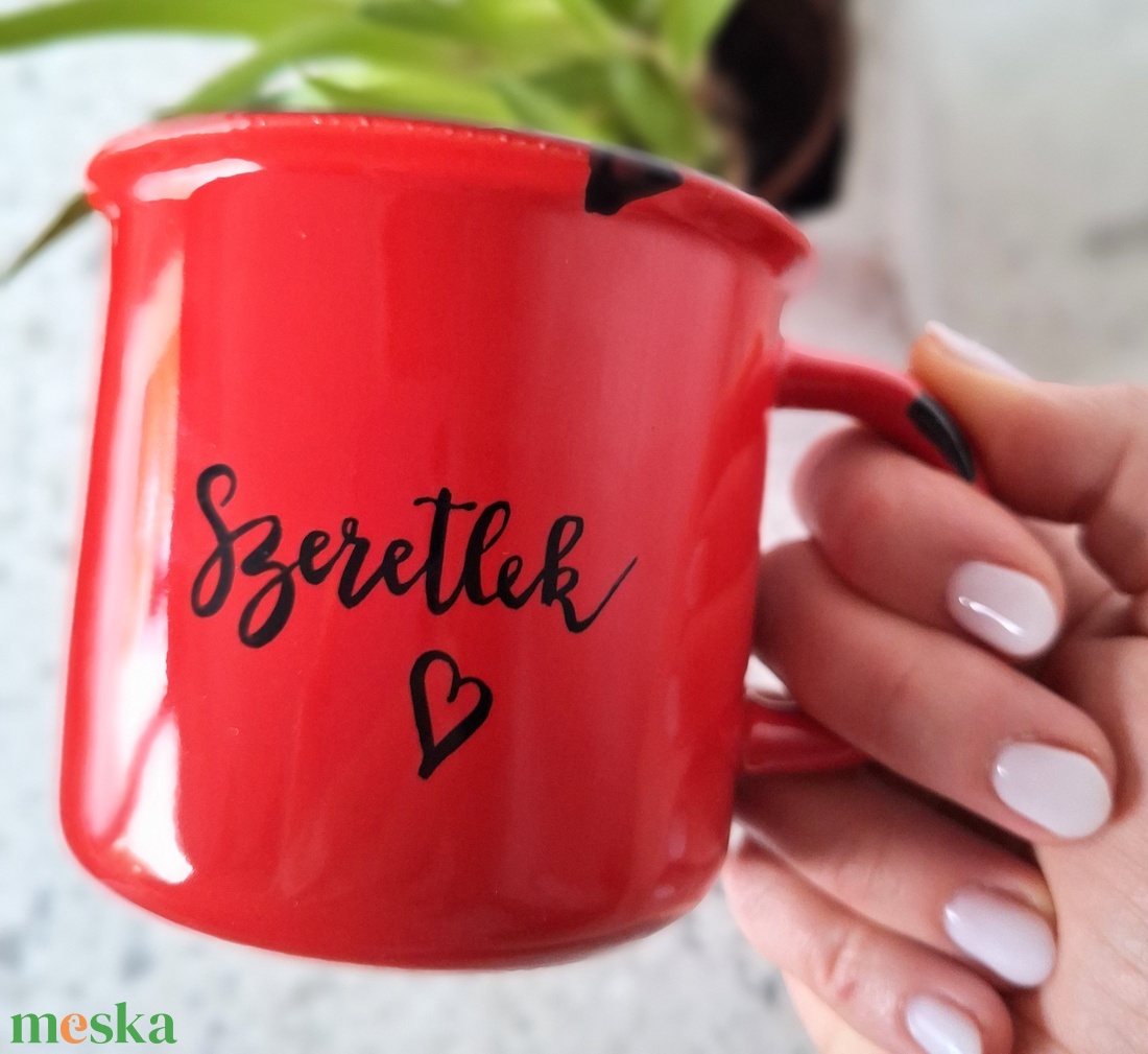 Kopott hatású bögre - Szeretlek - otthon & életmód - konyhafelszerelés, tálalás - tálalás - bögre & csésze - Meska.hu Kopott hatású bögre - Szeretlek - otthon & életmód - konyhafelszerelés, tálalás - tálalás - bögre & csésze - Meska.hu