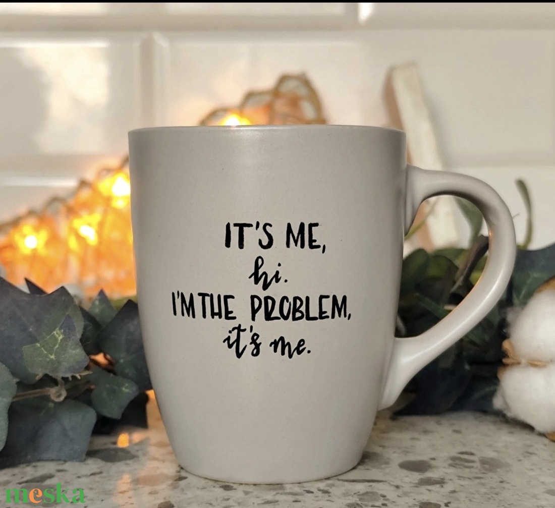 Taylor Swift bögre - It's me - otthon & életmód - konyhafelszerelés, tálalás - tálalás - bögre & csésze - Meska.hu