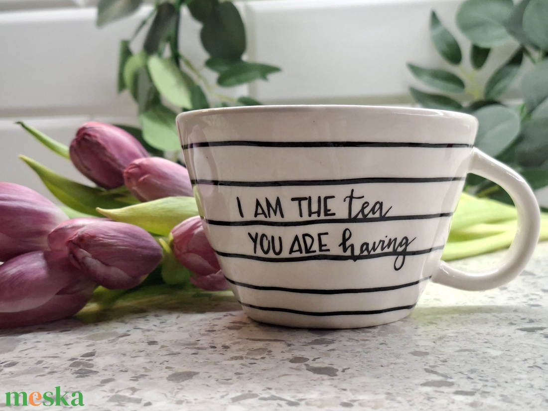 Bridgerton bögre - Tea - otthon & életmód - konyhafelszerelés, tálalás - tálalás - bögre & csésze - Meska.hu