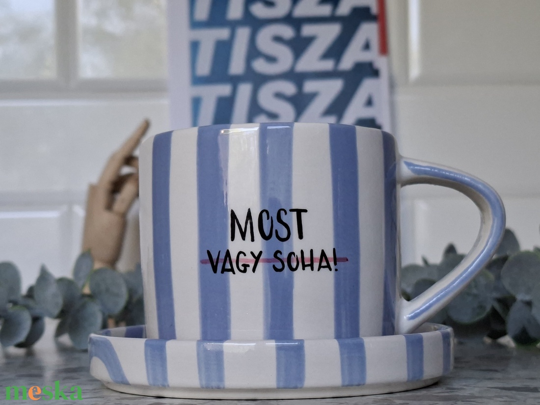 Tisza bögre Most vagy soha - otthon & életmód - konyhafelszerelés, tálalás - tálalás - bögre & csésze - Meska.hu