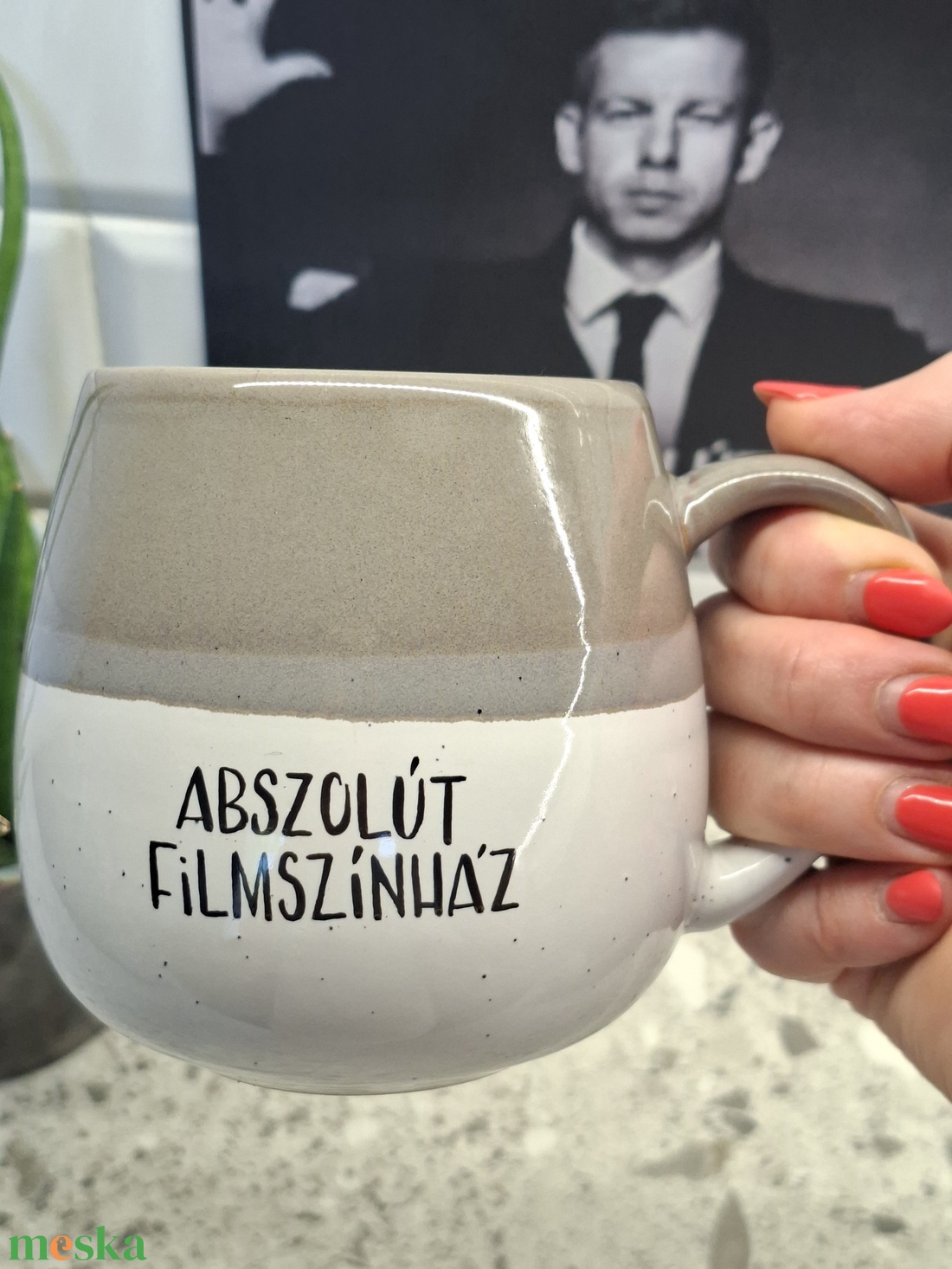 Magyar Péter bögre - Abszolút filmszínház - otthon & életmód - konyhafelszerelés, tálalás - tálalás - bögre & csésze - Meska.hu