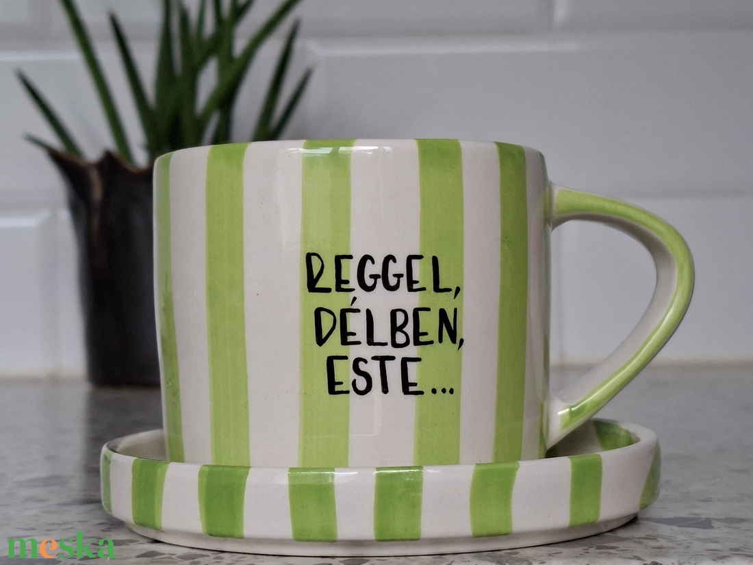 Magyar Péter bögre Reggel, délben, este - otthon & életmód - konyhafelszerelés, tálalás - tálalás - bögre & csésze - Meska.hu