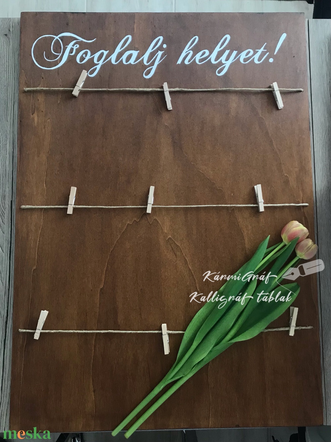 Foglalj helyet tábla  - esküvő - dekoráció - tábla & jelzés - Meska.hu