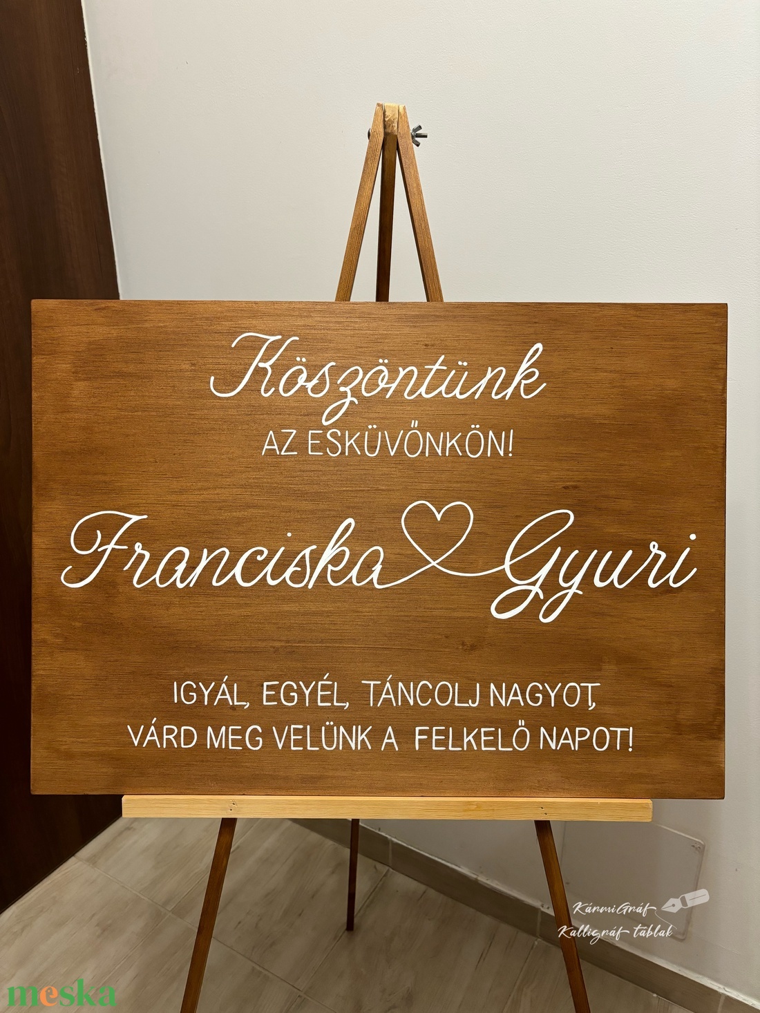 Esküvői köszöntő tábla - esküvő - dekoráció - tábla & jelzés - Meska.hu Esküvői köszöntő tábla - esküvő - dekoráció - tábla & jelzés - Meska.hu