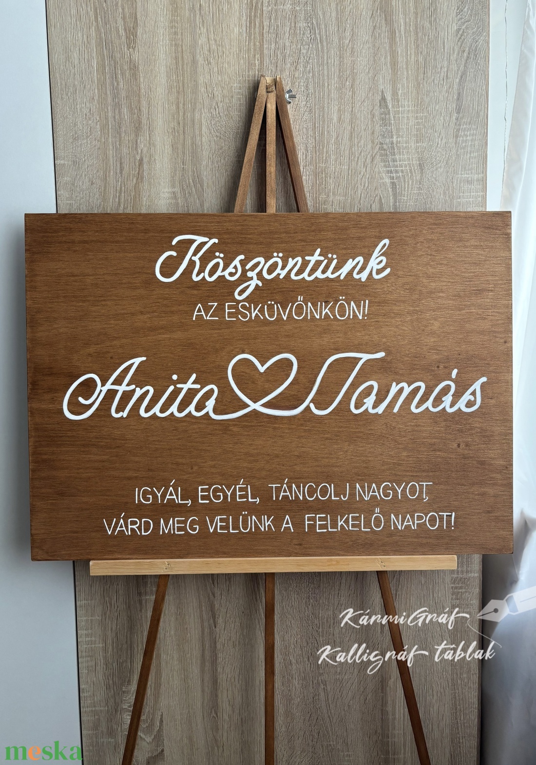 Esküvői köszöntő tábla - esküvő - dekoráció - tábla & jelzés - Meska.hu Esküvői köszöntő tábla - esküvő - dekoráció - tábla & jelzés - Meska.hu