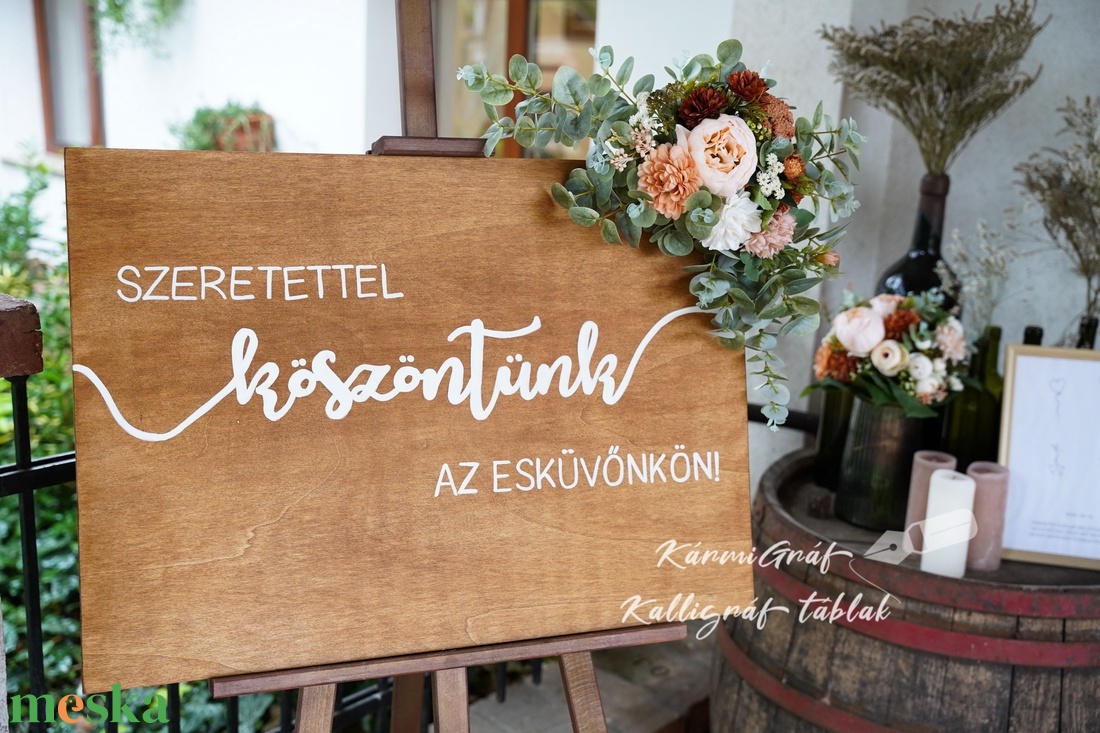 Esküvői köszöntő tábla - esküvő - dekoráció - tábla & jelzés - Meska.hu Esküvői köszöntő tábla - esküvő - dekoráció - tábla & jelzés - Meska.hu