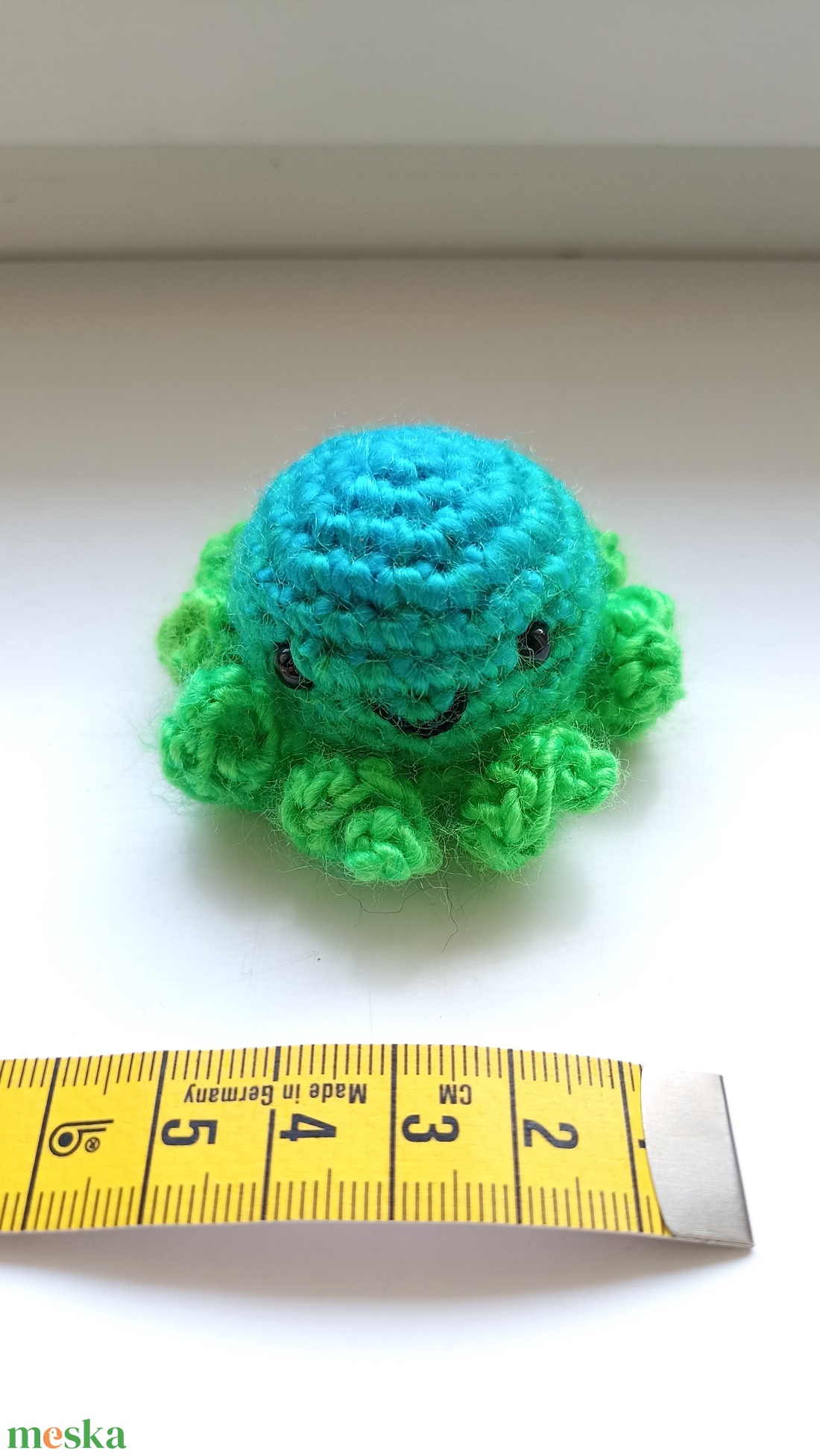 Horgolt színátmenetes polip amigurumi - játék & sport - plüssállat & játékfigura - polip, medúza - Meska.hu