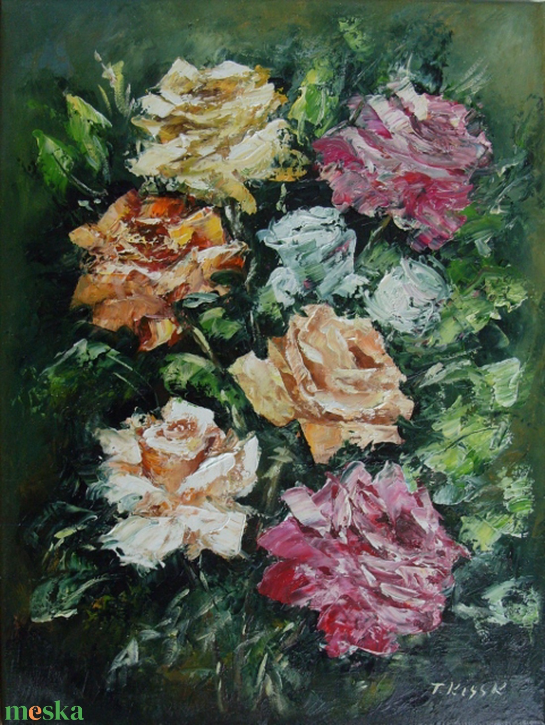 Akril festmény vászonra, 40x30 cm - művészet - festmény - olajfestmény - Meska.hu
