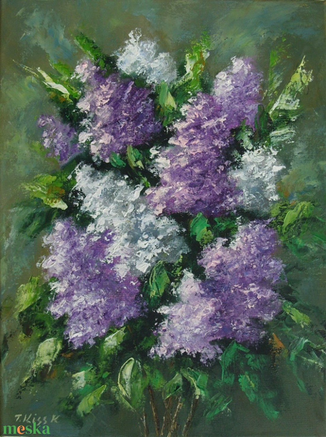 Akril festmény vászonra, 40x30 cm - művészet - festmény - olajfestmény - Meska.hu