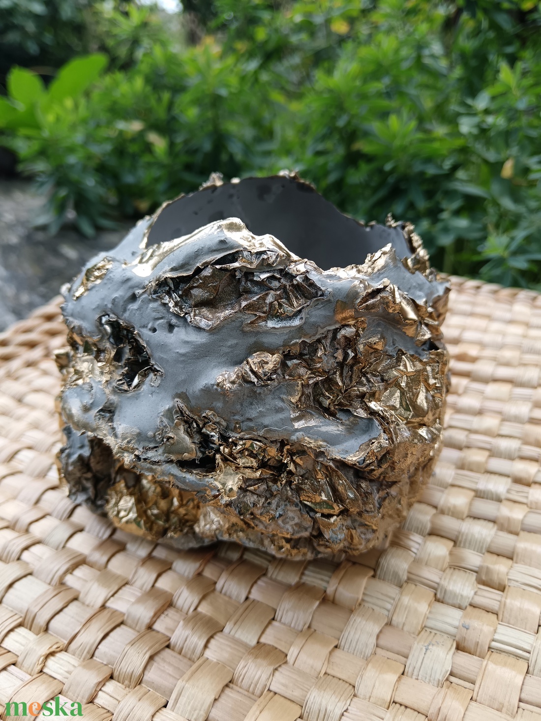 Szabálytalan beton tálka - ékszer - ékszertartó - ékszertartó tál - Meska.hu