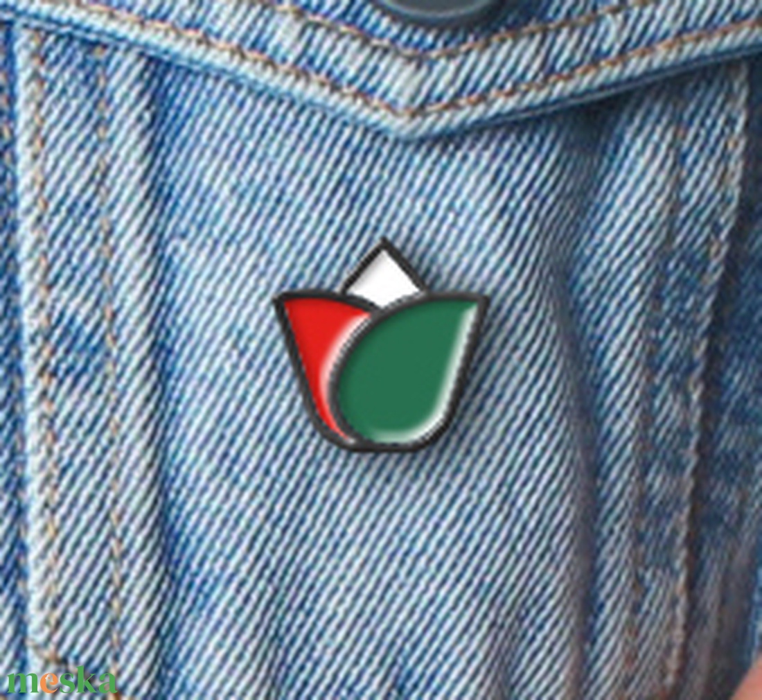 Kreatív fém kokárda - tulipán - ékszer - kitűző és bross - kitűző - Meska.hu Kreatív fém kokárda - tulipán - ékszer - kitűző és bross - kitűző - Meska.hu